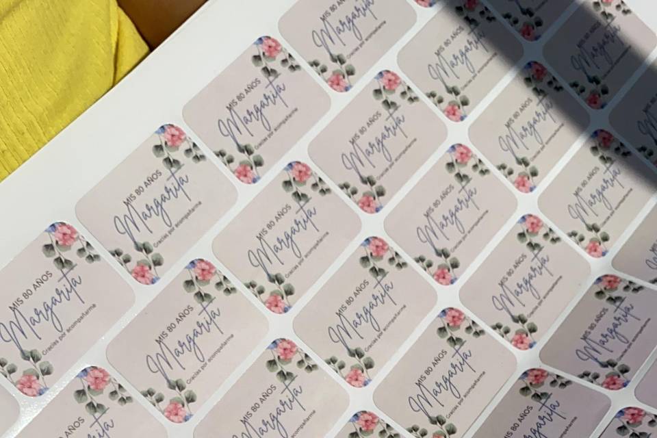 Etiquetas personalizadas