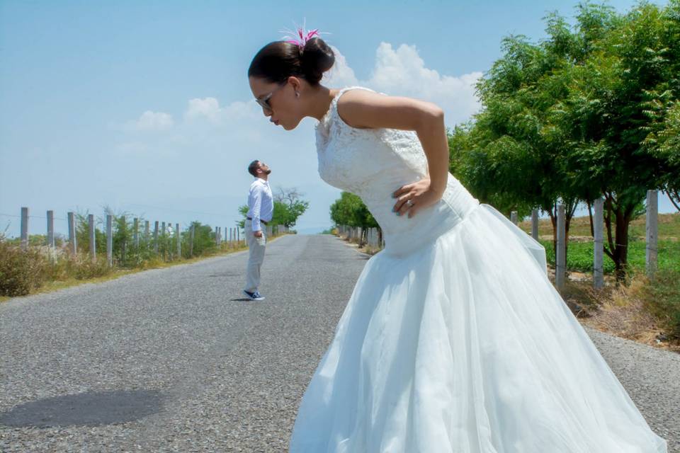 Trash the dress