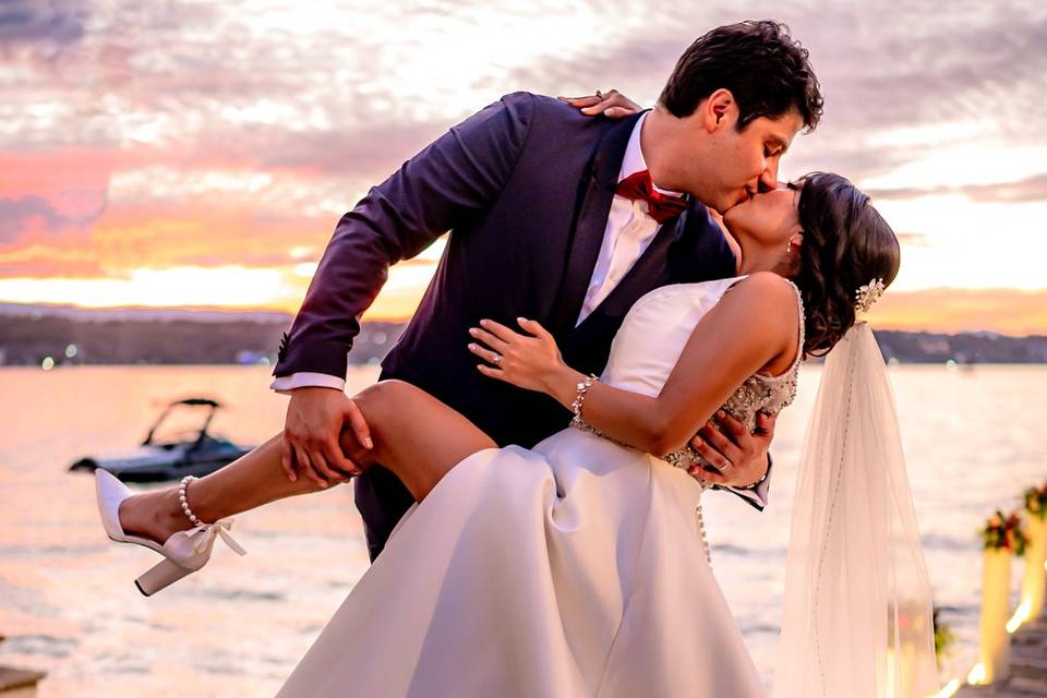 Boda C&S atardecer