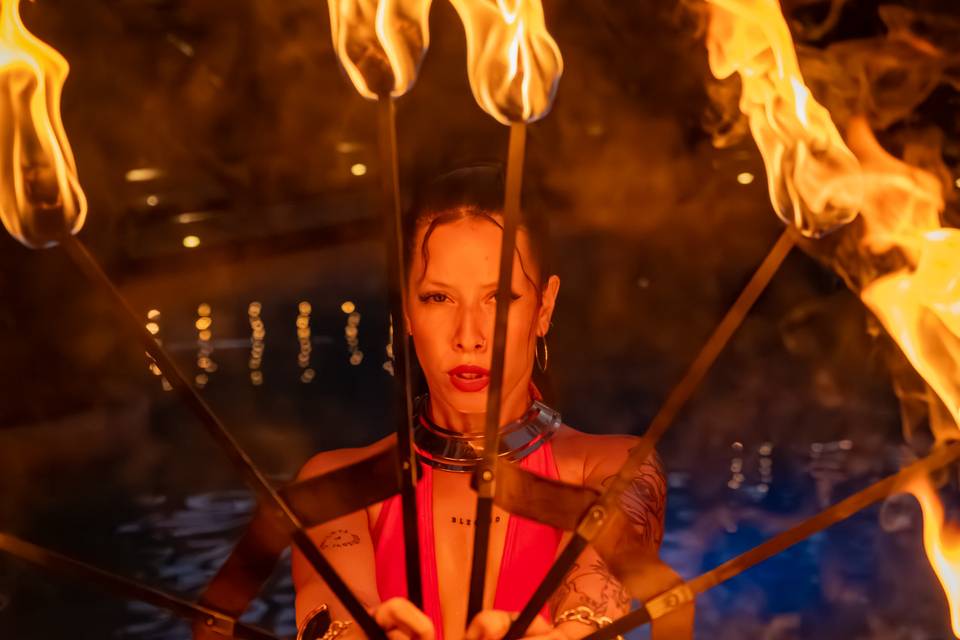 Show de fuego