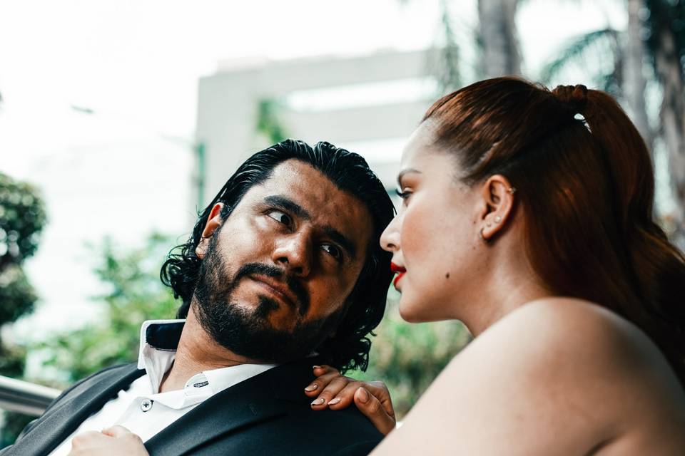 Marce + juan save the date