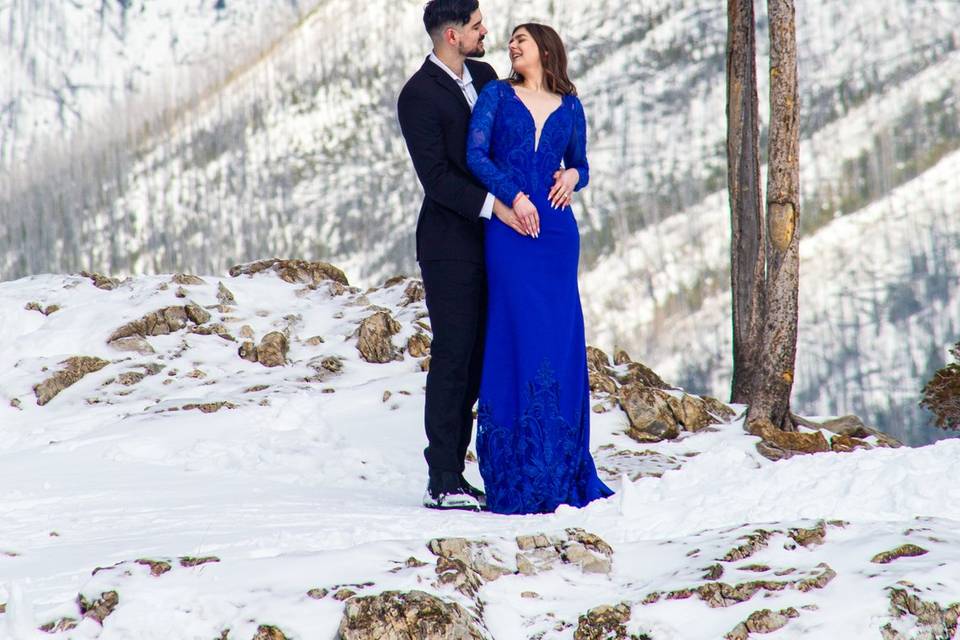 Olivia & isaac - banff, canada