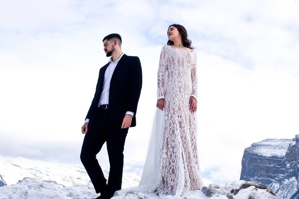 Olivia & isaac - banff, canada