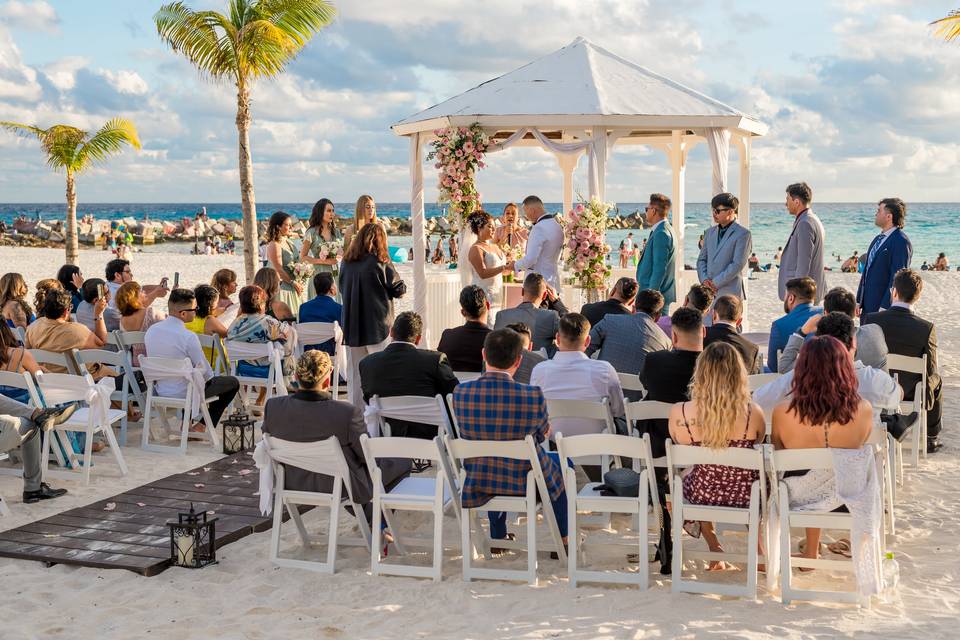 Ceremonia en playa