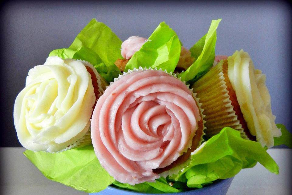 Centros de mesa cupcakes