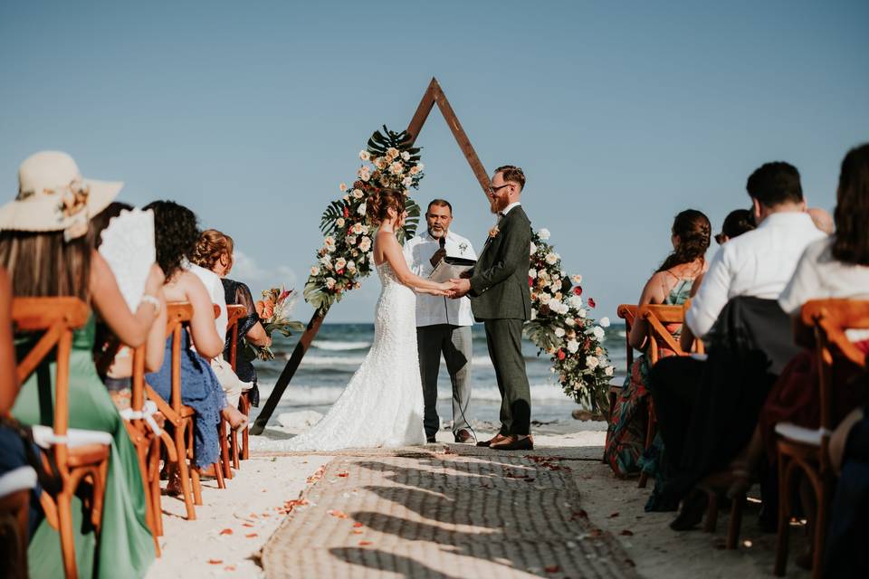 Ceremonia en la playa