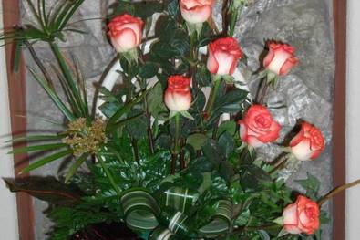 Arreglo con rosas