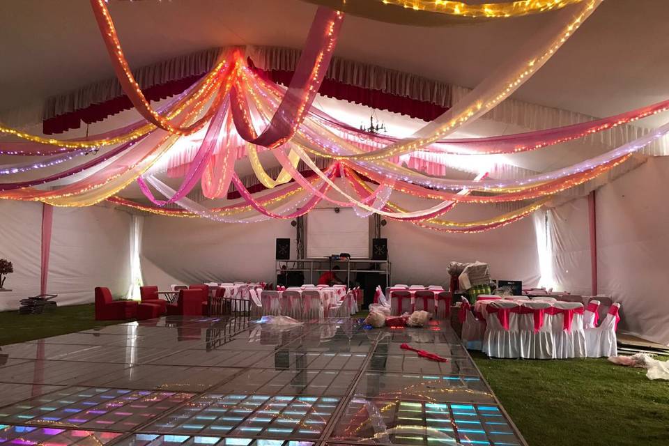 Decoración iluminada
