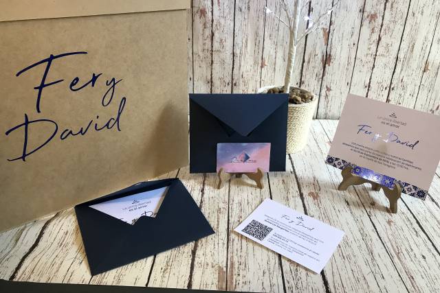 Invitación con foil