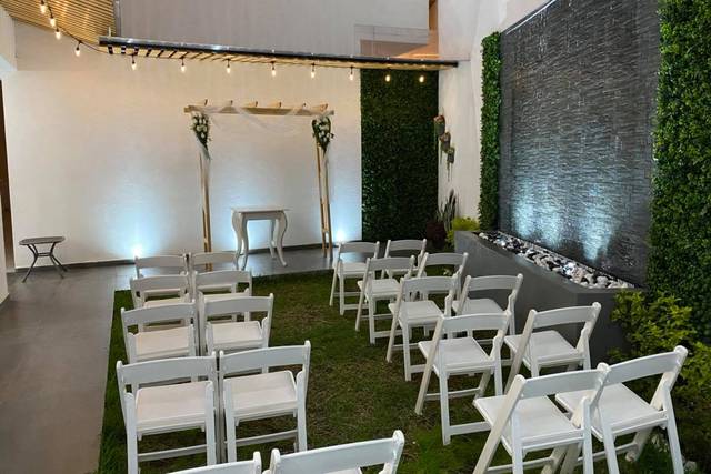 Ceremonia civil en jardín