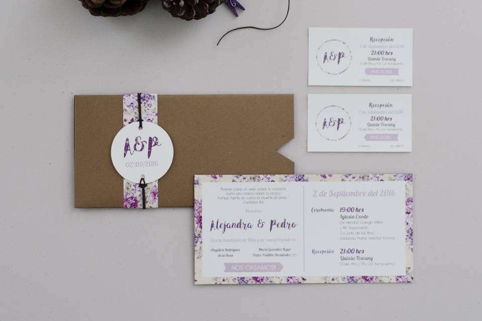 Invitación boda