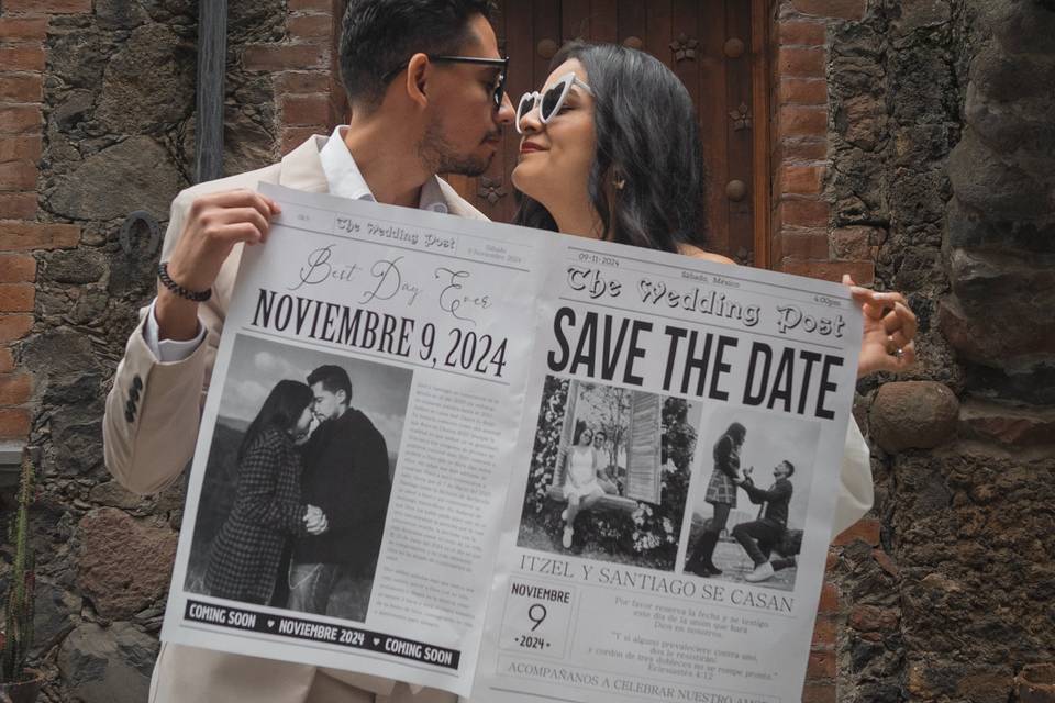 Save the date Itzel & Santiago