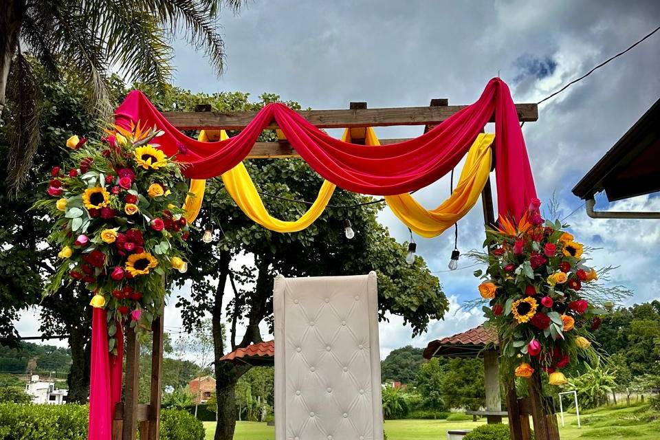 Bakdrop para boda