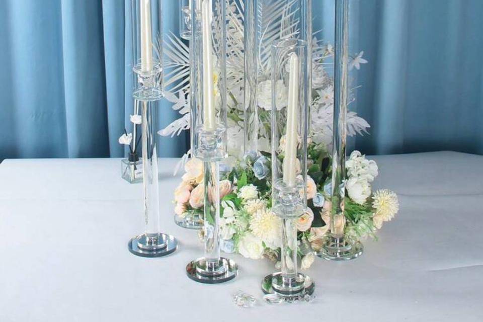 Candelabro cristal