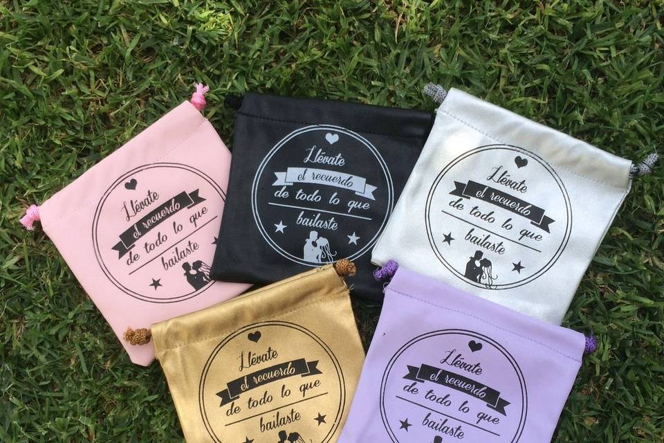 Bolsas para los recuerditos
