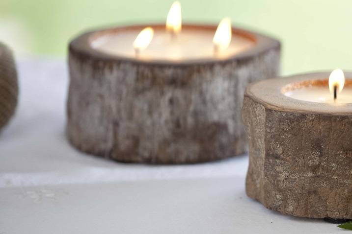 Troncos para velas