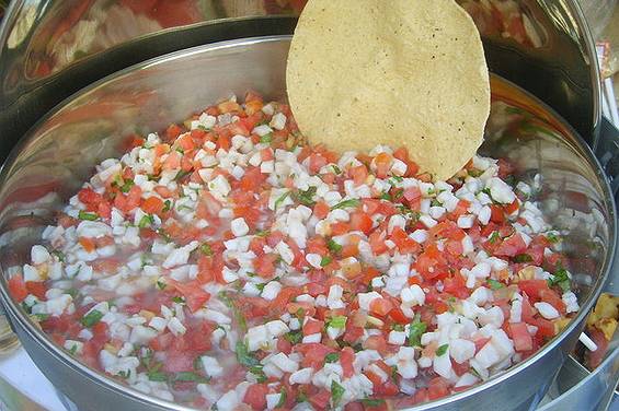 Tostaditas de ceviche