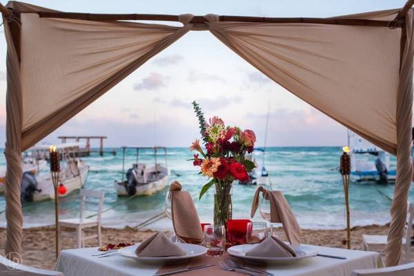 Celebración en la playa