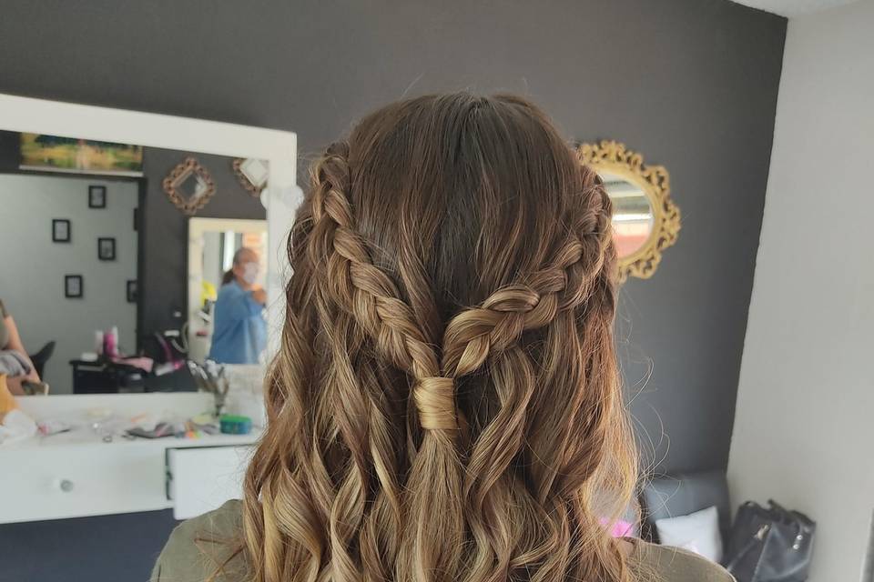 Trenza y ondas