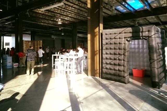 Cabina fotográfica inflable.