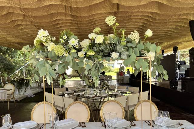 Centros de mesa altura