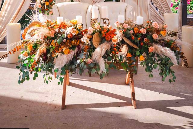 Mesa de novios boho