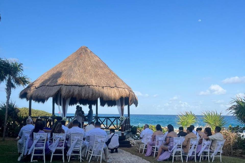 Palapa en la playa