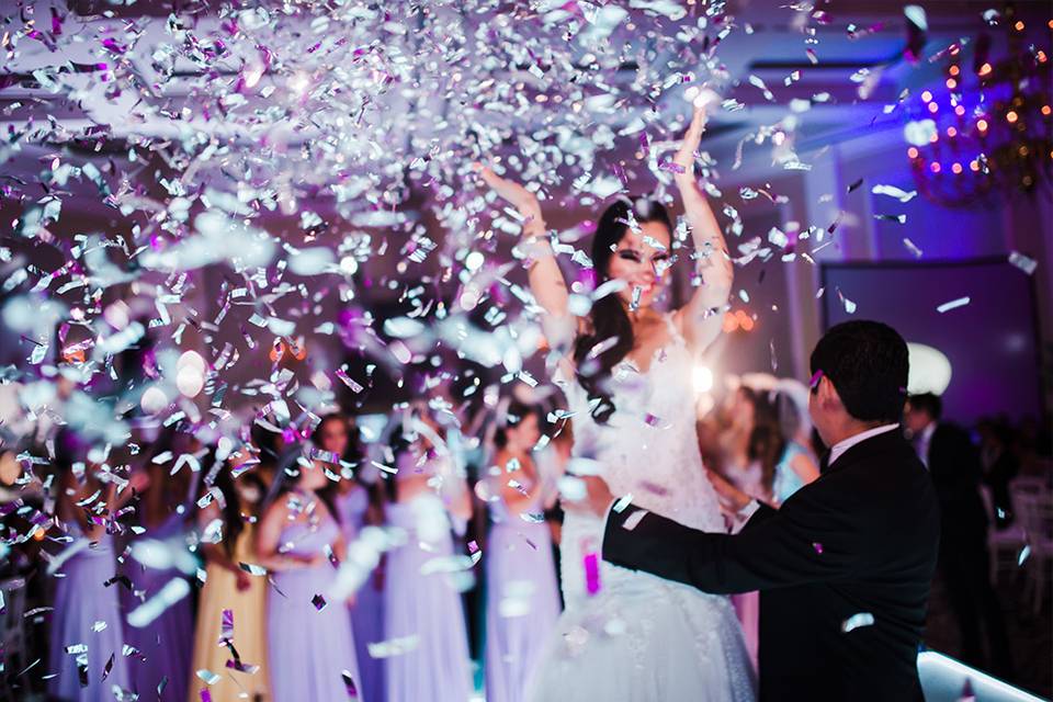 Durante la boda