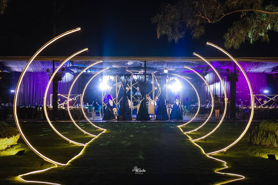 Túnel de led