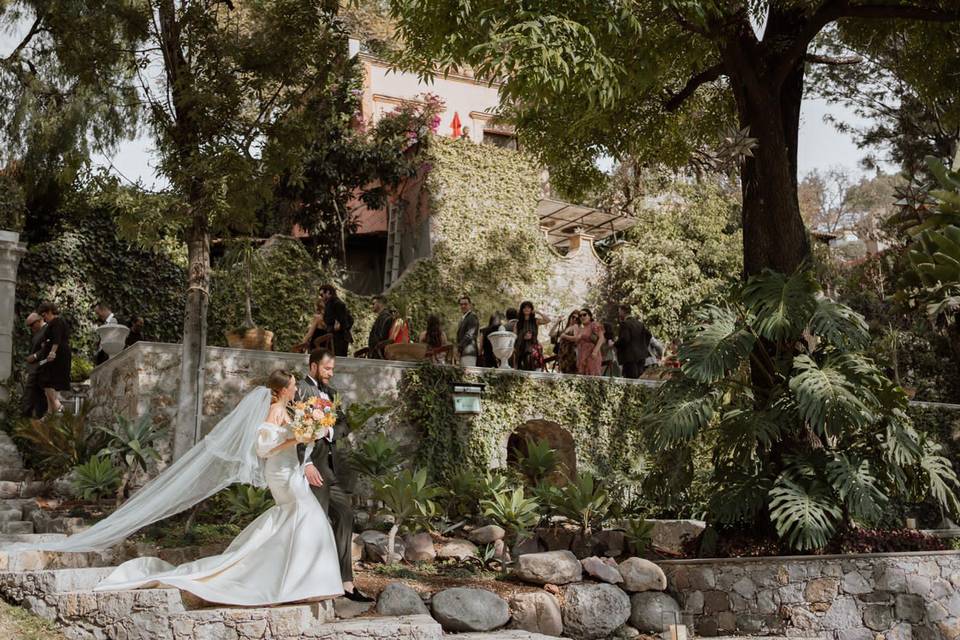 Los novios entrando