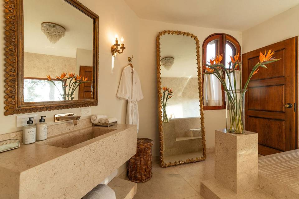 Baño con vista panorámica