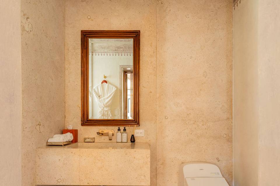 Baño en mármol