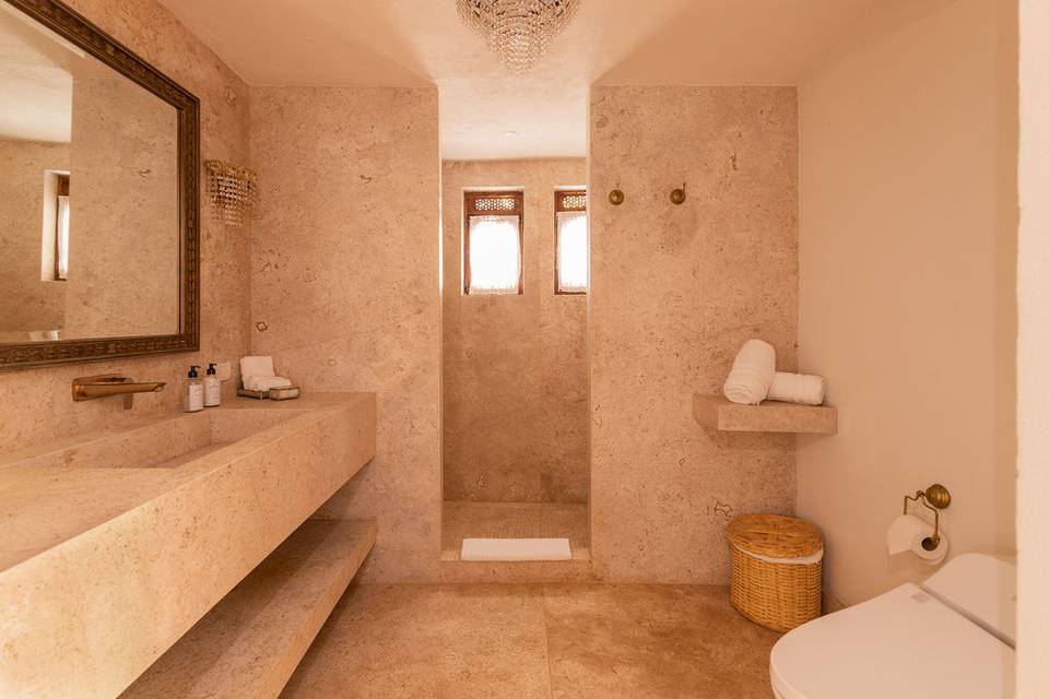 Baños con iluminación natural