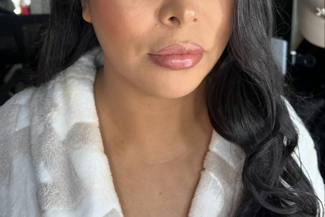 Maquillaje en tonos rosas