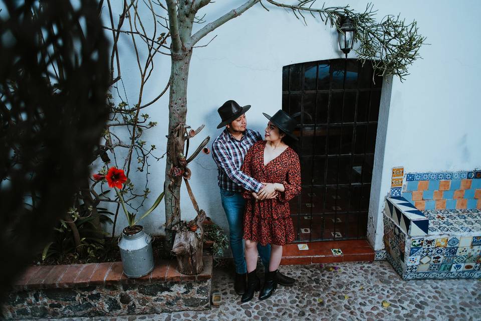 Sesión previa a la boda