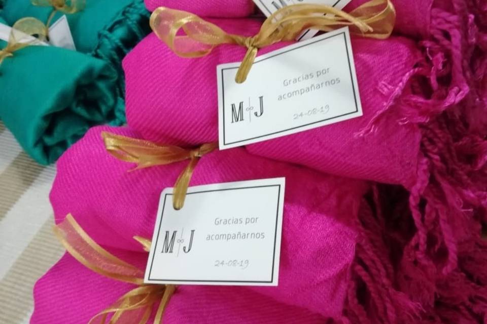 Pashminas personalizadas