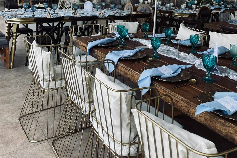 Mobiliario y table setting