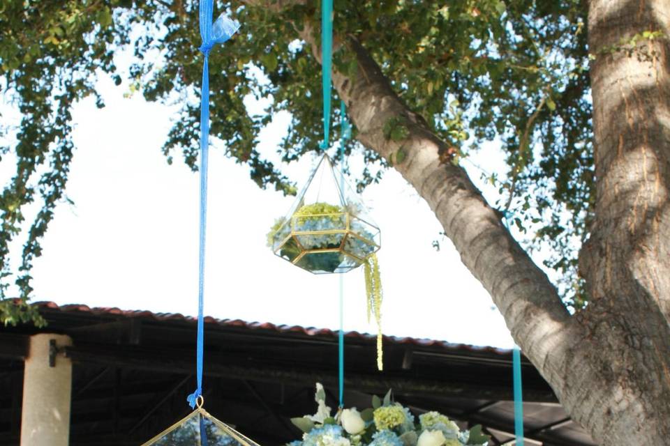 Banquete en interior