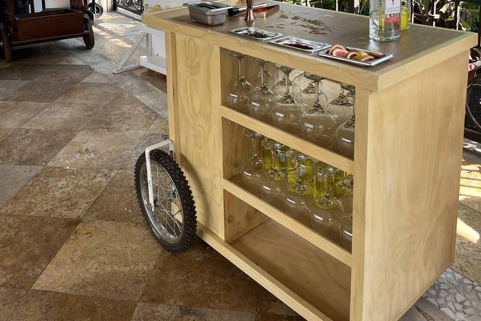 Carrito más mampara