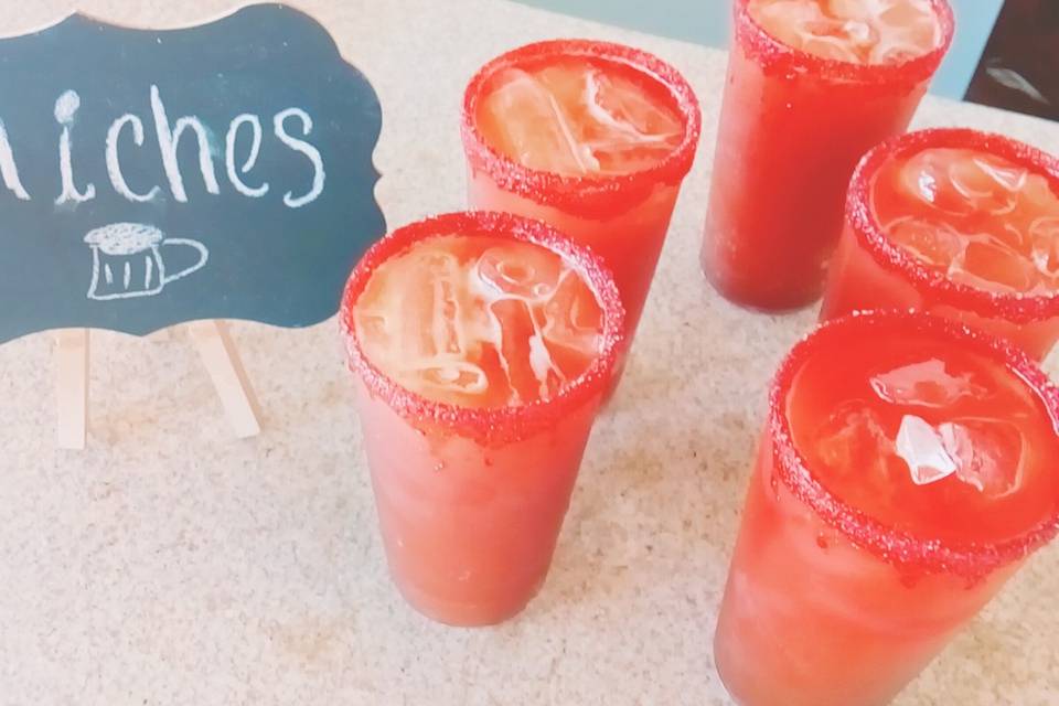 Deliciosas micheladas de sabor