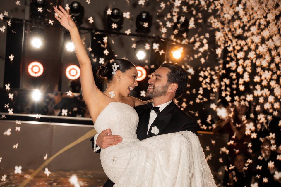 Celebración de los novios