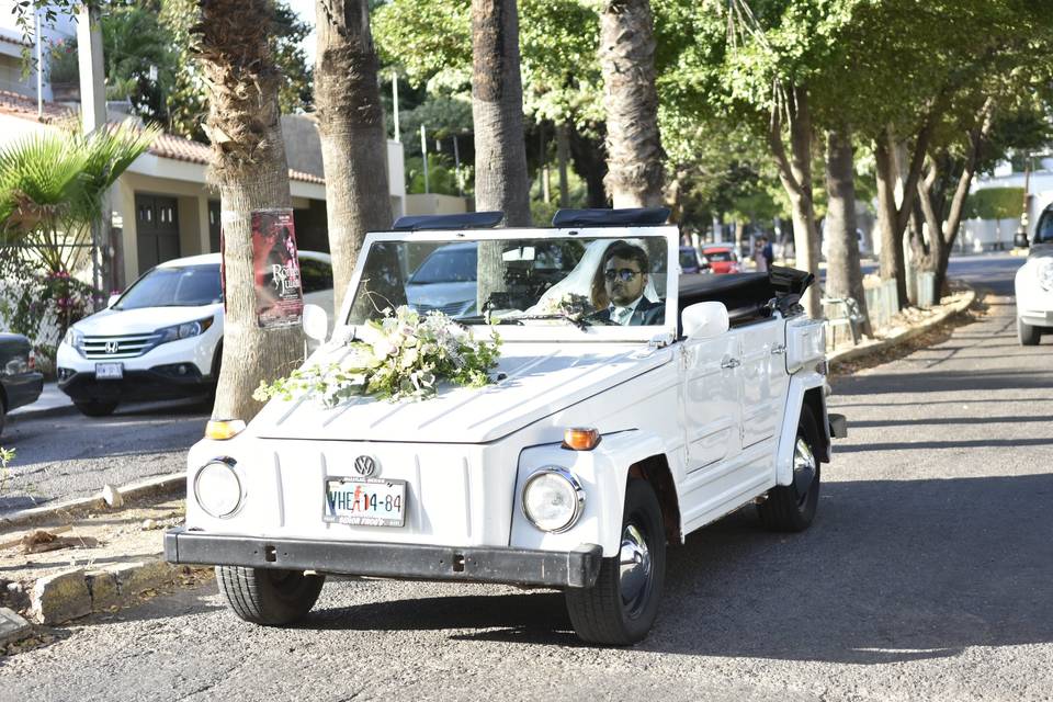 Boho Weddings Car