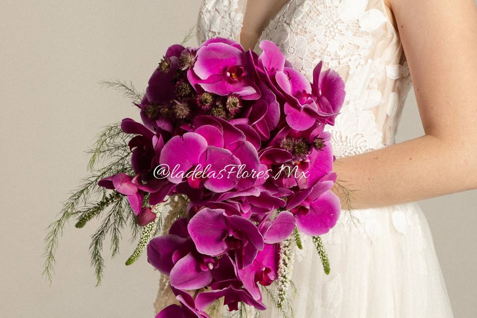 Ramos de novia con orquídeas