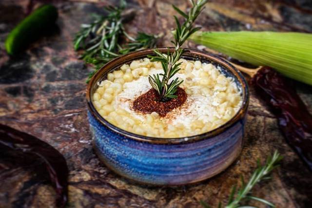 Esquites con tuétano