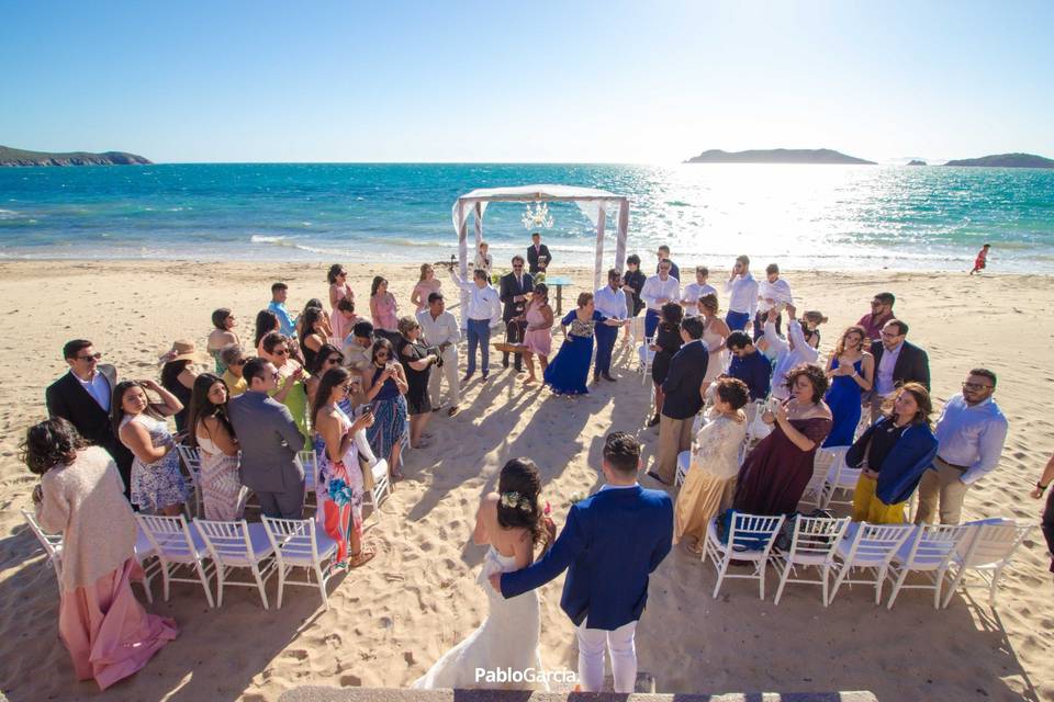 Ceremonia en la playa