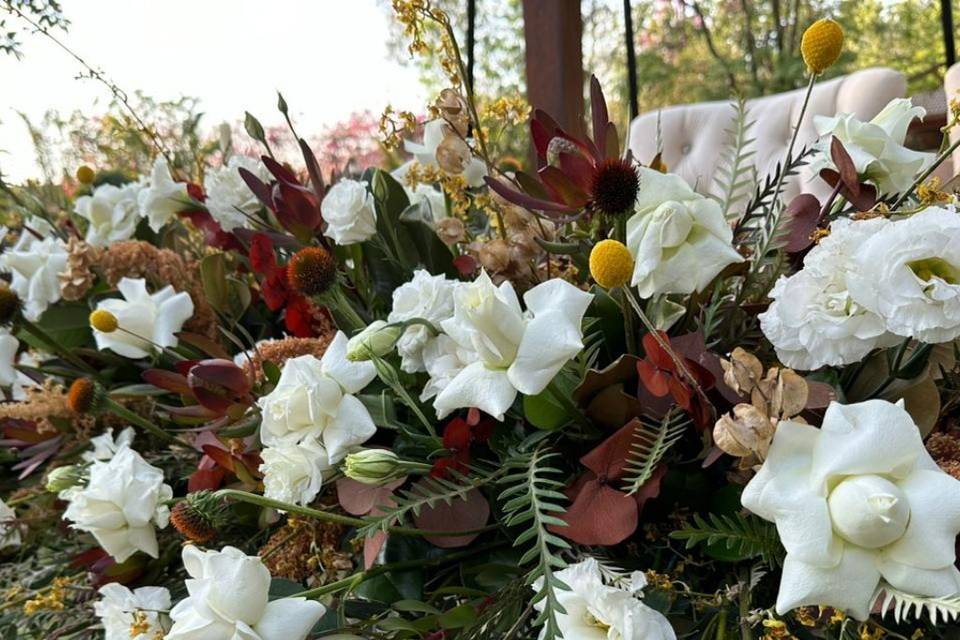 Flores para Mesa de novios