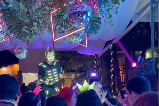 Un robot de led
