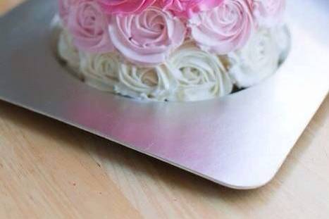 Pastel en rosas