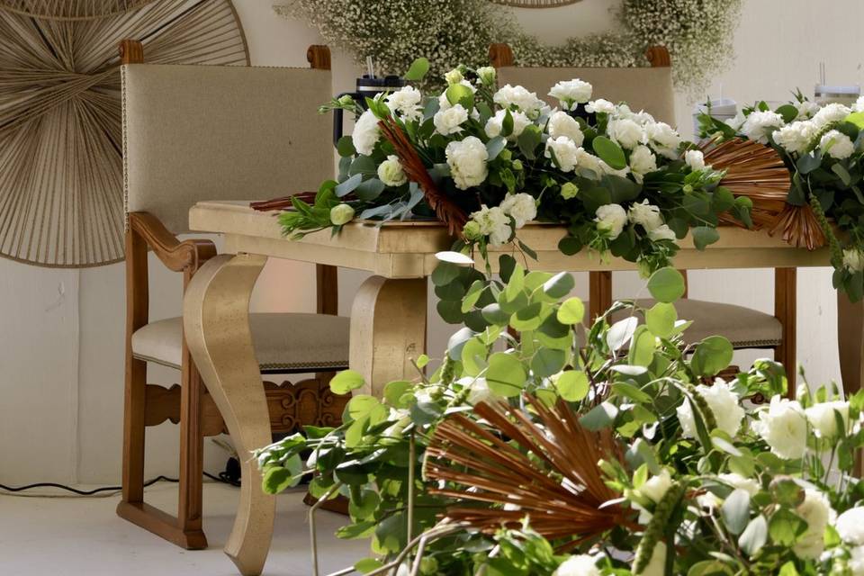 Mesa principal de boda