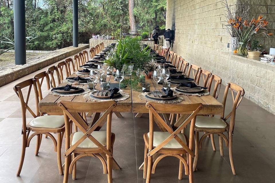 Terraza para boda